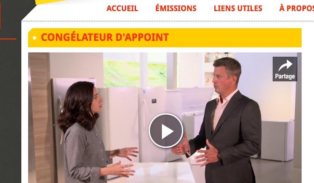 Émission Ça vaut le coût- congélateur d'appoint